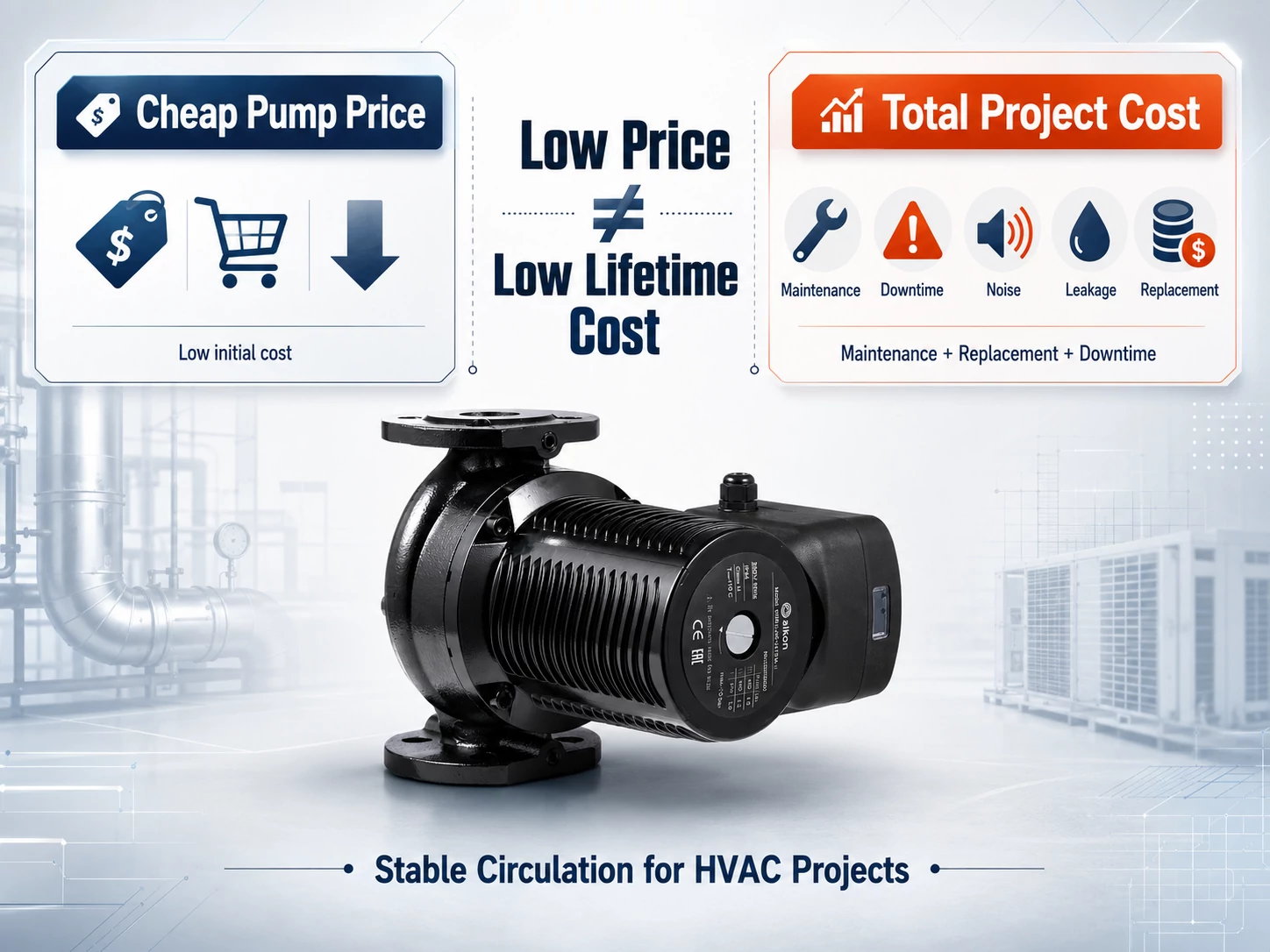 Why the Cheapest Circulation Pump Can Become the Most Expensive Part of an HVAC Project