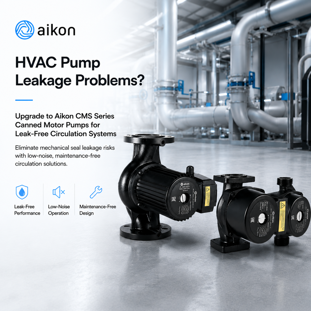 HVAC Pump Leakage Problems? Upgrade to Canned Motor Pumps for a Leak-Free Circulation Solution